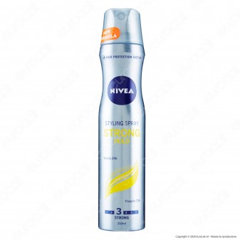 Nivea Strong Hold Styling Spray Lacca Fissante Forte Senza Residui -