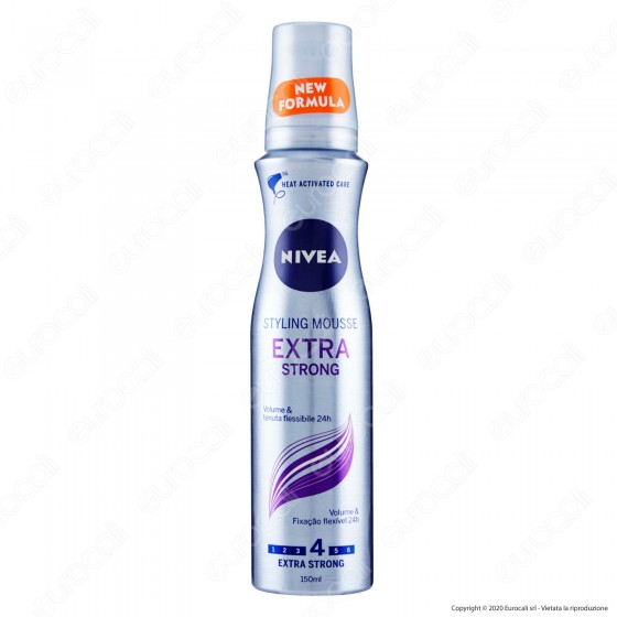 Nivea Styling Mousse 24h Extra Strong - Flacone da 150 ml Nivea Styling Mousse 24h Extra Strong - Flacone da 150 ml