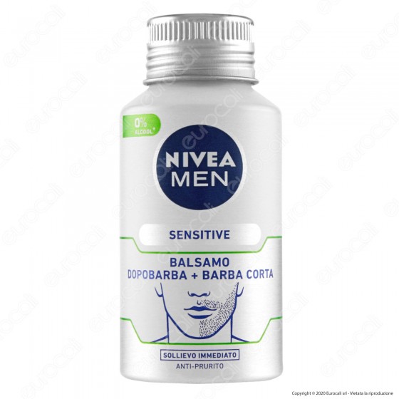 Nivea Men Balsamo Dopobarba e Barba Corta Lenitivo Senza Alcool - Nivea Men Balsamo Dopobarba e Barba Corta Lenitivo Senza Alcool -