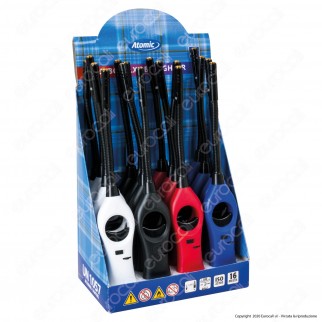 Atomic BBQ Flex Turbo Accendigas Multiuso Maxi Elettronico Antivento
