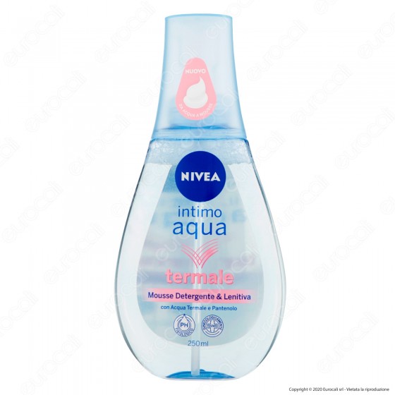 Nivea Intimo Aqua Termale Mousse Detergente & Lenitiva - Flacone da 250ml