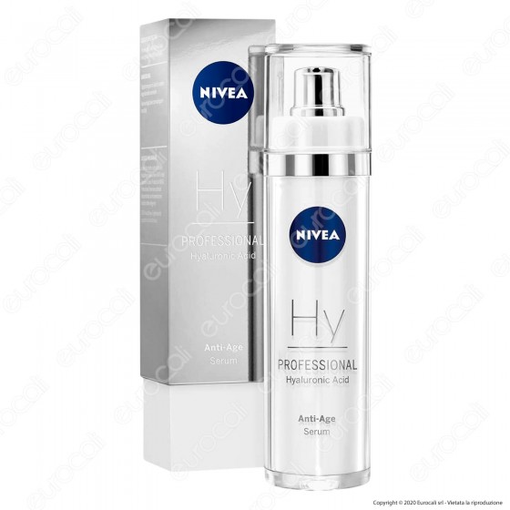 Nivea Professional Acido Ialuronico Siero Anti Età per Viso - Flacone Nivea Professional Acido Ialuronico Siero Anti Età per Viso - Flacone