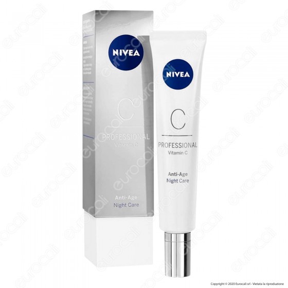 Nivea Professional Vitamina C Crema Notte Anti Età per Viso - Flacone Nivea Professional Vitamina C Crema Notte Anti Età per Viso - Flacone