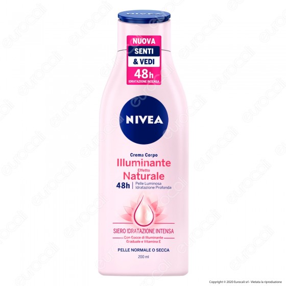 Nivea Crema Corpo Illuminante Effetto Naturale Siero Idratazione Nivea Crema Corpo Illuminante Effetto Naturale Siero Idratazione