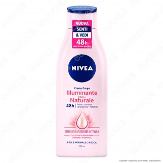 Nivea Crema Corpo Illuminante Effetto Naturale Siero Idratazione