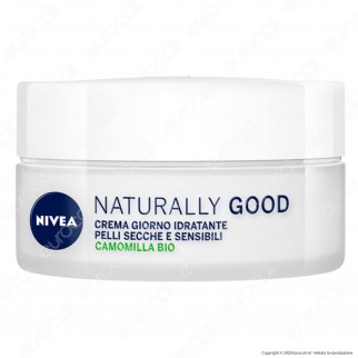 Nivea Naturally Good Crema Viso Giorno Idratante Nutriente Pelli