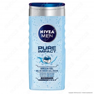 Nivea Men Doccia Shampoo Gel Pure Impact Purificante e Rinfrescante