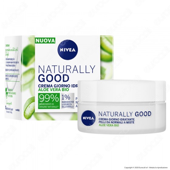 Nivea Naturally Good Crema Viso Giorno Idratante Rinfrescante con Nivea Naturally Good Crema Viso Giorno Idratante Rinfrescante con
