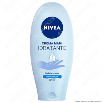Nivea Crema Mani Idratante con Minerali Marini - Flacone da 100ml
