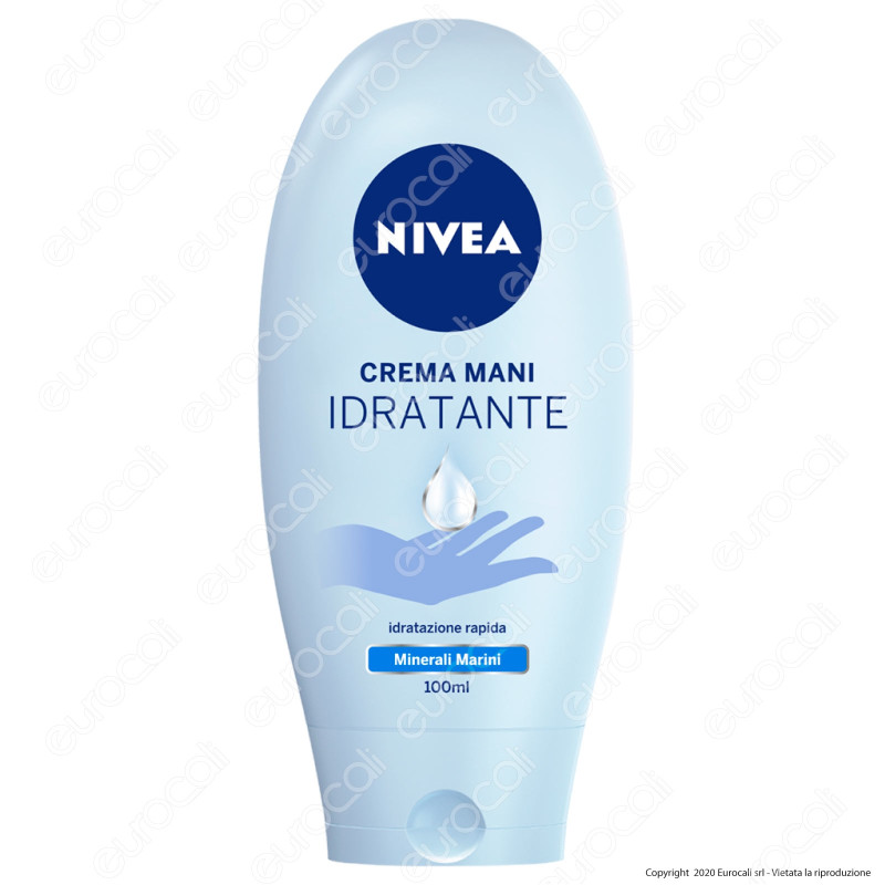 Nivea Crema Mani Idratante con Minerali Marini - Flacone da 100ml