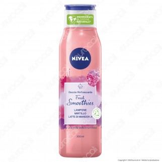Nivea Fresh Smoothies Doccia Rinfrescante Lampone Mirtillo e Latte di