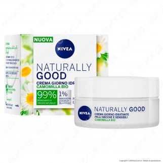 Nivea Naturally Good Crema Viso Giorno Idratante Nutriente Pelli
