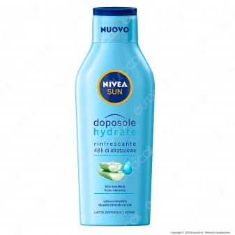 Nivea Sun Latte Doposole Hydrate Rinfrescante Idratante con Aloe Vera
