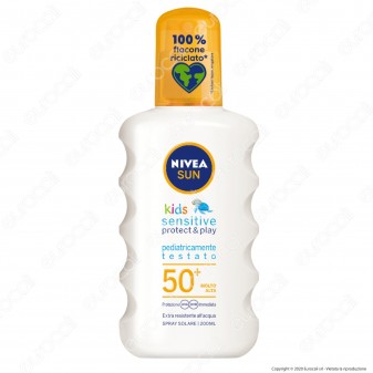 Nivea Sun Spray Solare Kids Sensitive Protect & Play SPF 50+ -