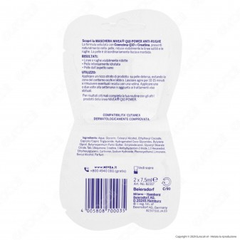 Nivea Q10 Maschera Viso Anti-Rughe Rassoda e Tonifica con Creatina -