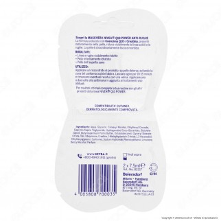 Nivea Q10 Maschera Viso Anti-Rughe Rassoda e Tonifica con Creatina -
