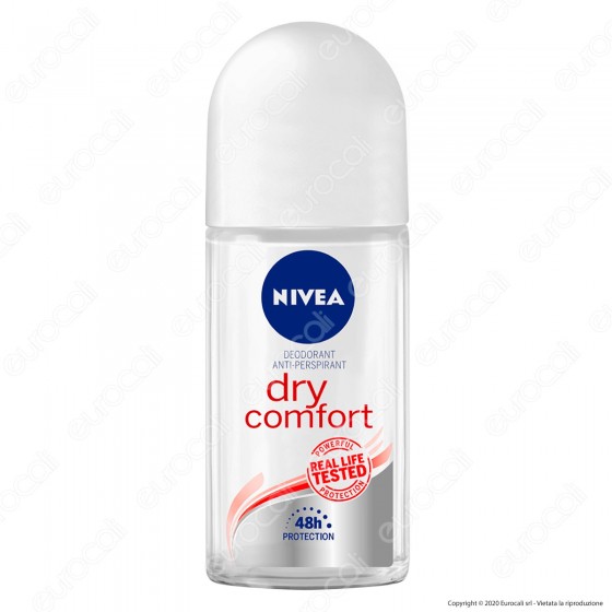 Nivea Dry Comfort Deodorante Antitraspirante Roll-On - Flacone da 50ml Nivea Dry Comfort Deodorante Antitraspirante Roll-On - Flacone da 50ml