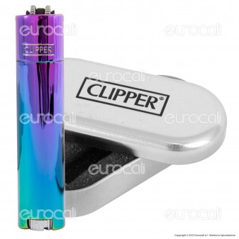 Clipper Metal Large in Metallo Fantasia Rainbow Icy Color - 1