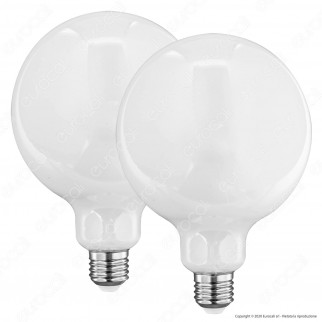 Kit iDual 2 Lampadine LED E27 Filament 9W Globo G125 Changing Color