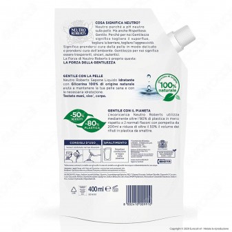 Neutro Roberts Ricarica Sapone Liquido Idratante con Glicerina