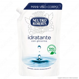 Neutro Roberts Ricarica Sapone Liquido Idratante con Glicerina