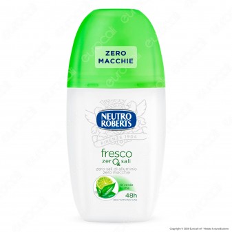 Neutro Roberts Deodorante Vapo Fresco Tè Verde & Lime Zero Sali - Flacone da 75ml