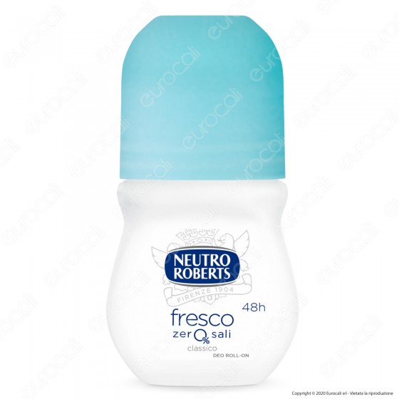 Neutro Roberts Deodorante Roll-On Fresco Blu Zero Sali - Flacone da Neutro Roberts Deodorante Roll-On Fresco Blu Zero Sali - Flacone da