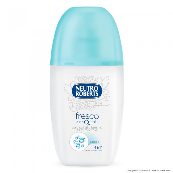 Neutro Roberts Deodorante Vapo Fresco Blu Zero Sali - Flacone da 75ml Neutro Roberts Deodorante Vapo Fresco Blu Zero Sali - Flacone da 75ml