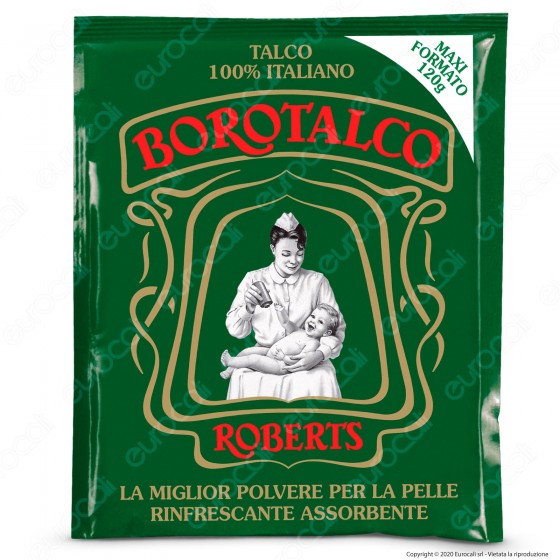 Borotalco Roberts Talco in Polvere - Busta da 120g Borotalco Roberts Talco in Polvere - Busta da 120g