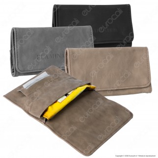 Flaminaire Roll Sander Astuccio in Tessuto Gommato Portatabacco e