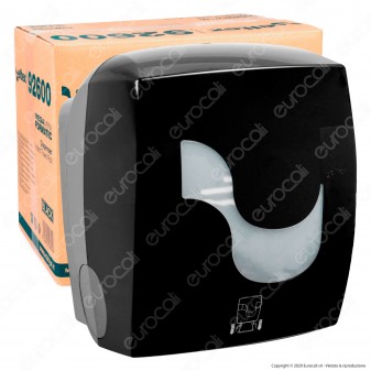 Celtex Formatic Megamini Black Dispenser di Asciugamani da Muro per Bobine non Pretagliate - Colore Nero