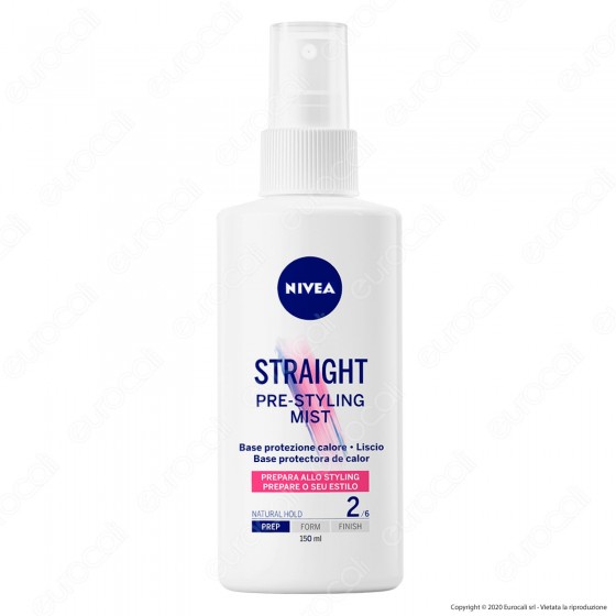 Nivea Straight Pre-Styling Mist Protezione per Capelli Sottili - Nivea Straight Pre-Styling Mist Protezione per Capelli Sottili -