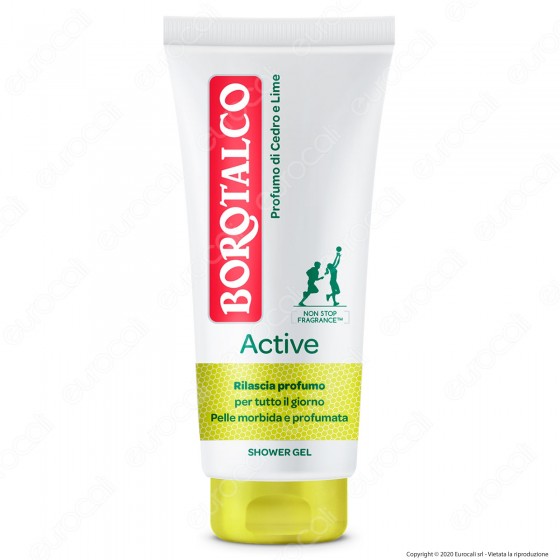 Borotalco Gel Doccia Active Cedro & Lime - Flacone da 200ml Borotalco Gel Doccia Active Cedro & Lime - Flacone da 200ml