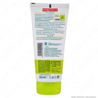 Borotalco Gel Doccia Active Cedro & Lime - Flacone da 200ml