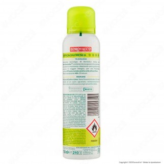 Borotalco Deodorante Spray Active Cedro & Lime - Flacone da 150ml