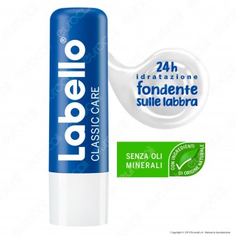 Labello Classic Care Balsamo Idratante Labbra Burrocacao - Confezione da 1pz