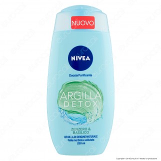 Nivea Doccia Purificante Gel Argilla Detox allo Zenzero e Basilico -