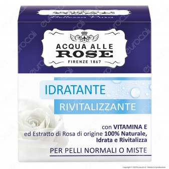 Acqua alle Rose Crema Idratante e Rivitlizzante - Confezione da 50ml
