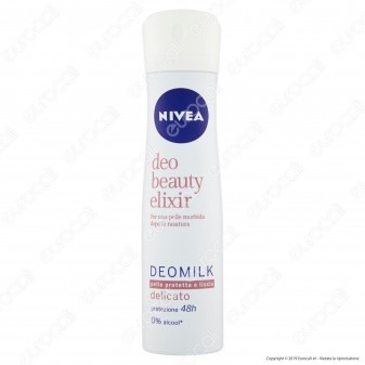 Nivea Deo Beauty Elixir Deodorante Spray Antitraspirante Delicato Senza Alcool - Flacone da 150ml