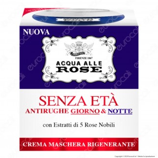 Acqua alle Rose Crema Maschera Senza Età Antirughe Giorno e Notte -