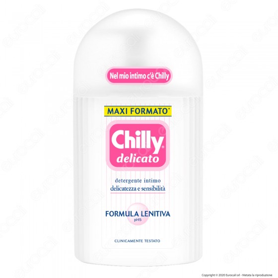 Chilly Detergente Intimo Delicato Formula Lenitiva - Flacone da 300ml Chilly Detergente Intimo Delicato Formula Lenitiva - Flacone da 300ml
