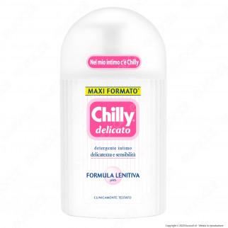 Chilly Detergente Intimo Delicato Formula Lenitiva - Flacone da 300ml