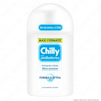 Chilly Detergente Intimo Antibatterico Formula Attiva - Flacone da 300ml