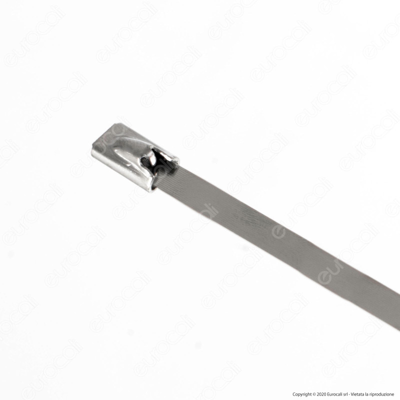 Fascetta Di Bloccaggio In Acciaio Inox 304 Per Serrare Giunti Irrigazione 13 Cm 92535701