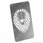 Immagine 2 - Grinder Card Formato Tessera Tritatabacco in Metallo - Leone Ruggente