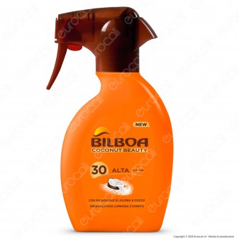 Bilboa Spray Coconut Beauty Protezione Alta SPF 30 - Flacone da 250ml