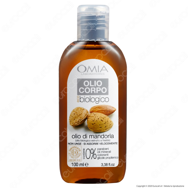 Omia Laboratoires Olio Corpo Ecobiologico Olio di Mandorla - Flacone
