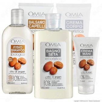 Omia Confezione Regalo Beauty Routine Olio di Argan - Confezione da