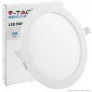 V-Tac VT-1807 RD Pannello LED Rotondo 18W SMD da Incasso con Driver - SKU 4860 / 4861 / 4862