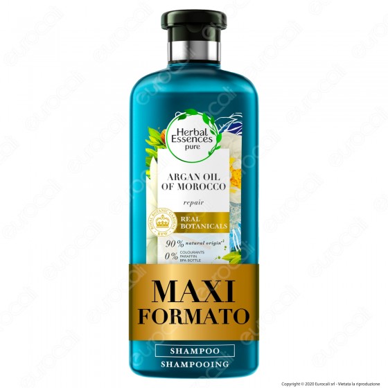 Herbal Essence Shampoo Riparatore Capelli Olio di Argan - Flacone da 400ml